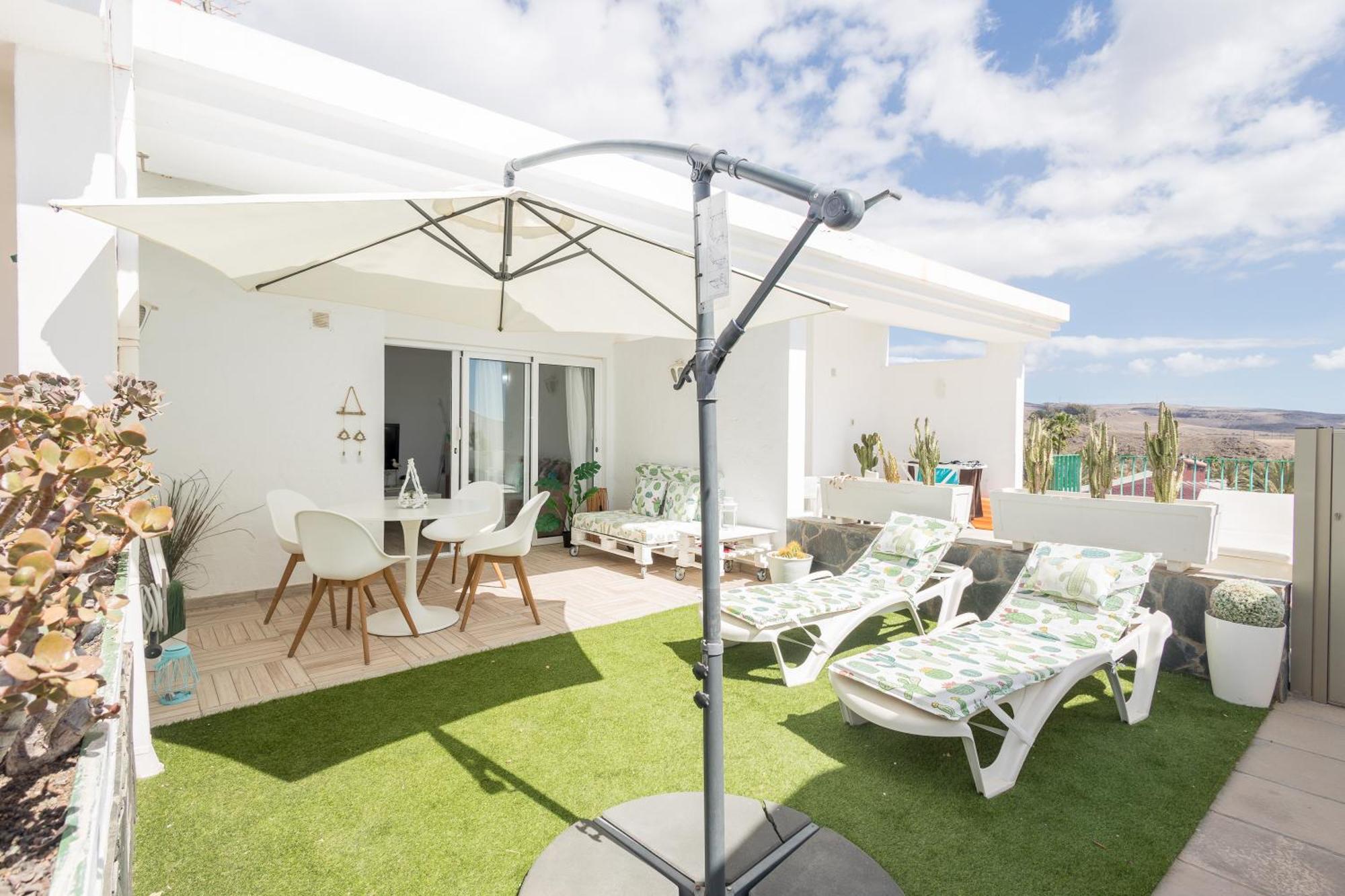 Bungalow playa Águila terraza piscina by Lightbooking Maspalomas  Exterior foto